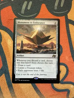 Monument to Endurance – Aetherdrift – NM – MTG Magic The Gathering - Image 1