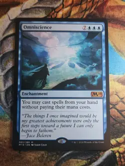 Omniscience Magic Core Set 2019 • Regular MTG NM - Image 1