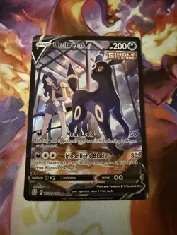 Umbreon V - TG22/TG30 - Pokemon Brilliant Stars Trainer Gallery Card NM - Image 1
