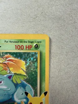 2021 POKEMON CELEBRATIONS 15/102 VENUSAUR HOLO CLASSIC COLLECTION - Image 3