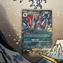 N’s Zoroark ex holo 137/217 Ascended Heroes Pokemon TCG NM/M PACKED FRESH - Image 1