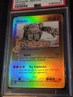 EX Dragon Graveler #29/97 - Reverse Foil Holo - 2003 Pokemon - Graded Mint PSA 9 - Image 2