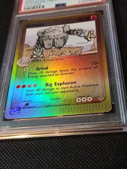 EX Dragon Graveler #29/97 - Reverse Foil Holo - 2003 Pokemon - Graded Mint PSA 9 - Image 3