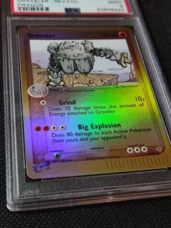 EX Dragon Graveler #29/97 - Reverse Foil Holo - 2003 Pokemon - Graded Mint PSA 9 - Image 4