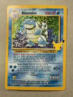 2021 Pokemon Celebrations Classic Collection Blastoise Holo 2/102 NM - Image 1