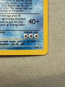 2021 Pokemon Celebrations Classic Collection Blastoise Holo 2/102 NM - Image 5