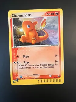 CHARMANDER 98/97 SECRET RARE DRAGON POKEMON HOLO NM - Image 1