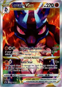 Lucario VSTAR Pokemon Sword & Shield Black Star Promos #SWSH291 - Image 1