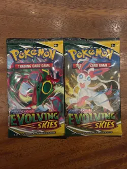 Pokemon TCG Evolving Skies Booster Pack (2 Packs) - Image 1