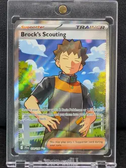 Brock's Scouting - 179/159 - Full Art - Pokemon Journey Together - NM - Image 1