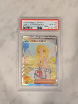 Pokemon Lillie's Determination 184/132 PSA 10 Special Illustration Rare Holo - Image 1