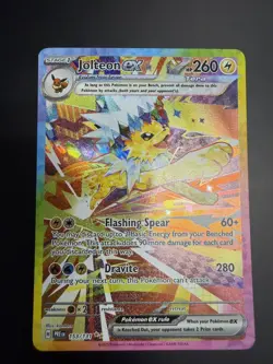 Pokemon TCG Jolteon ex 153/131 Prismatic Evolutions Full Art Holo SIR - Image 1