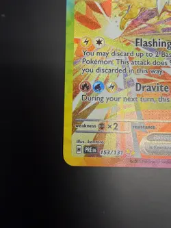 Pokemon TCG Jolteon ex 153/131 Prismatic Evolutions Full Art Holo SIR - Image 5