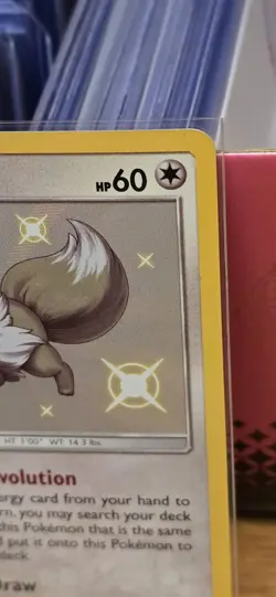 Eevee Shiny Holo Rare Hidden Fates: Shiny Vault SV41/SV94 Colorless Holo Pokemon - Image 4