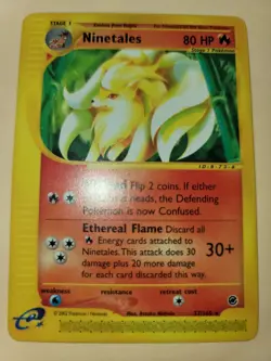 Ninetales Non-Holo Rare 57/165 Pokemon Expedition LP to NM - Image 1