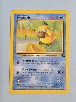 2000 Psyduck 53/62 - Fossil - NM/LP Pokemon TCG - Image 1