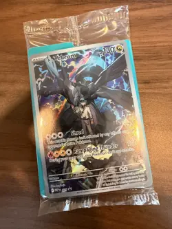 Sealed N's Zekrom Ascended Heroes ETB Promo Pokemon Center Stamped MEP 031 - Image 1