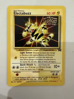 Pokemon TCG Electabuzz Wizards Black Star Promos 2 Regular Promo Movie #2 1999 - Image 1