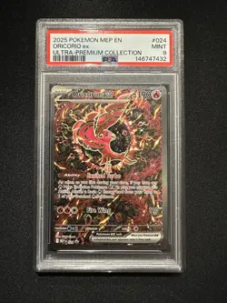 Oricorio EX 24 Promo Ultra Premium Collection 2025 Pokemon MEP EN PSA Mint 9 - Image 1
