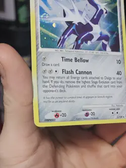 Pokemon TCG Dialga 1/130 Holo Rare With Holo Bleed & Double Swirl!! LP/MP - Image 2