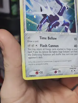Pokemon TCG Dialga 1/130 Holo Rare With Holo Bleed & Double Swirl!! LP/MP - Image 3