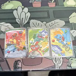 Pokemon TCG First Partner Illustration Collection Series 1 Kanto GEN 1 Starters - Image 1