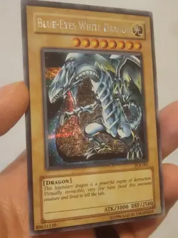 YUGIOH • BLUE EYES WHITE DRAGON • PRISMATIC SECRET RARE • PCK-001 • PROMO • NM - Image 1