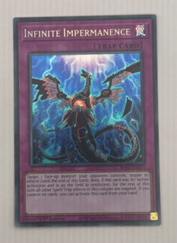 RA01-EN075 Infinite Impermanence Secret Rare Yu-Gi-Oh! NM - Image 1