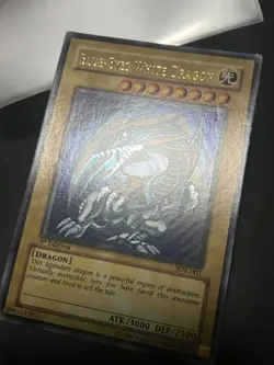 Yu-Gi-Oh Blue-Eyes White Dragon SDK-001 1st Edition Ultra Asia English 1 - Image 4