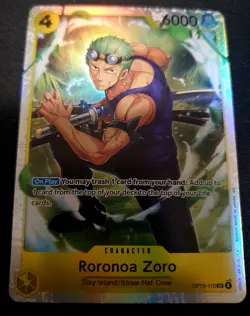 Roronoa Zoro SR OP15-113 ONE PIECE Card Adventure on KAMI’s Island OP15 ENGLISH - Image 2