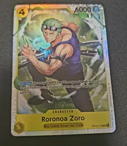 Roronoa Zoro SR OP15-113 ONE PIECE Card Adventure on KAMI’s Island OP15 ENGLISH - Image 3