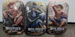 One Piece TCG: Vol 2 Tin Pack - Art Set of 3 TS-02 OP-13 BRAND NEW SEALED - Image 1