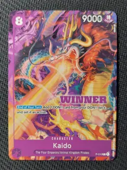 One Piece Card Game - Kaido P-010 (Winner Tournament Pack Vol. 1) EN - Image 1