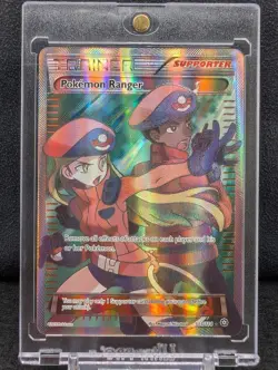 Pokemon Ranger 113/114 Trainer Pokemon Steam Siege Full Art Ultra Rare Card NM - Image 1