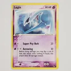 Pokemon TCG 2007 Lugia 2/17 Pop Series (5) Holo Rare Card - Image 1