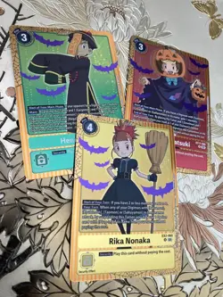 Digimon Card Game Halloween Event Participation Set Takato Henry Rika Sealed A01 - Image 2