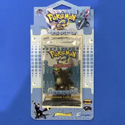 Pokemon Aquapolis Booster Pack 9 Cards Wizards of the Coast 2003 - Image 1