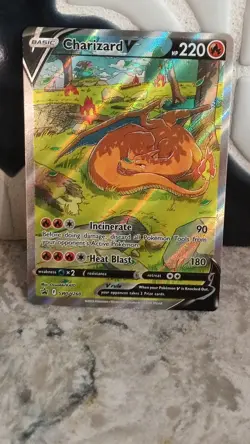 Pokemon TCG Charizard V SWSH260 Sword & Shield Promo Holo Basic 220 HP Card - Image 1