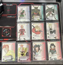 Dragon Ball Z CCG Score 9 Card Lot Tien Cell Krillin Android 17 18 Hero Villain - Image 1
