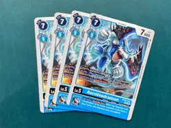 AeroVeedramon BT22-023 Playset Cyber Eden Digimon Card Game x4 - Image 1