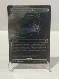 Judgment of Alexander (Borderless FOIL) MTG Commander: Final Fantasy - NM - Image 1