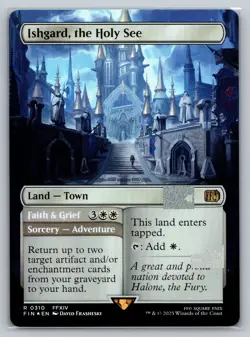 Ishgard, the Holy See (Borderless) Final Fantasy Foil - Image 1