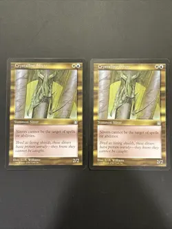 2x Crystalline Sliver Stronghold NM UP Mtg Magic - Image 1