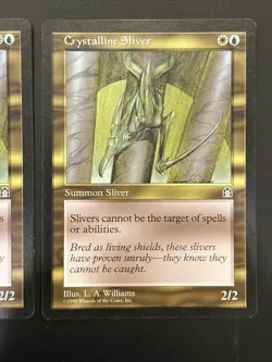 2x Crystalline Sliver Stronghold NM UP Mtg Magic - Image 3