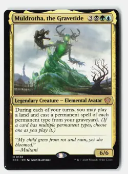 Muldrotha, the Gravetide M Normal Commander: Lorwyn Eclipsed 128 NM Miscut - Image 1