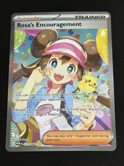 Rosa's Encouragement 127/088 SIR Perfect Order Pokemon TCG READY TO SHIP - Image 1