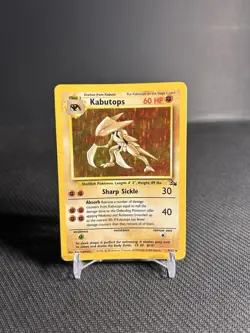 Pokemon TCG Kabutops 9/62 Fossil Holo Rare HP - Image 1