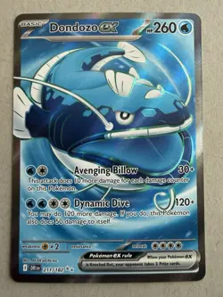 Dondozo ex Pokemon TCG 211/182 Sv10: Destined Rivals Holo - Image 1