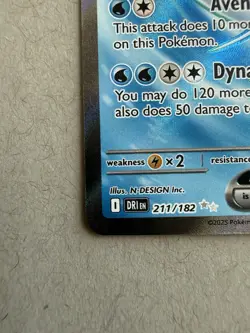 Dondozo ex Pokemon TCG 211/182 Sv10: Destined Rivals Holo - Image 4