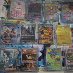 Pokemon TCG Holo & Full Art Card Lot (12) Shurpuff Dugtrio Mega Emboar Hitmontop - Image 1